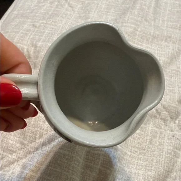 Handcrafted Williamsburg Pottery Cream Pitcher - Picture 3 of 6